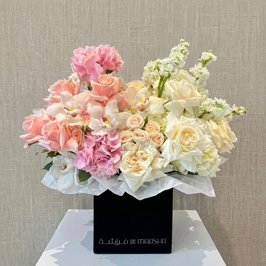 Floral Arrangement - Blushing Beauty