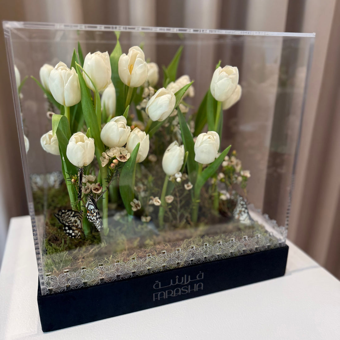 Farasha Gold - White Tulip Garden