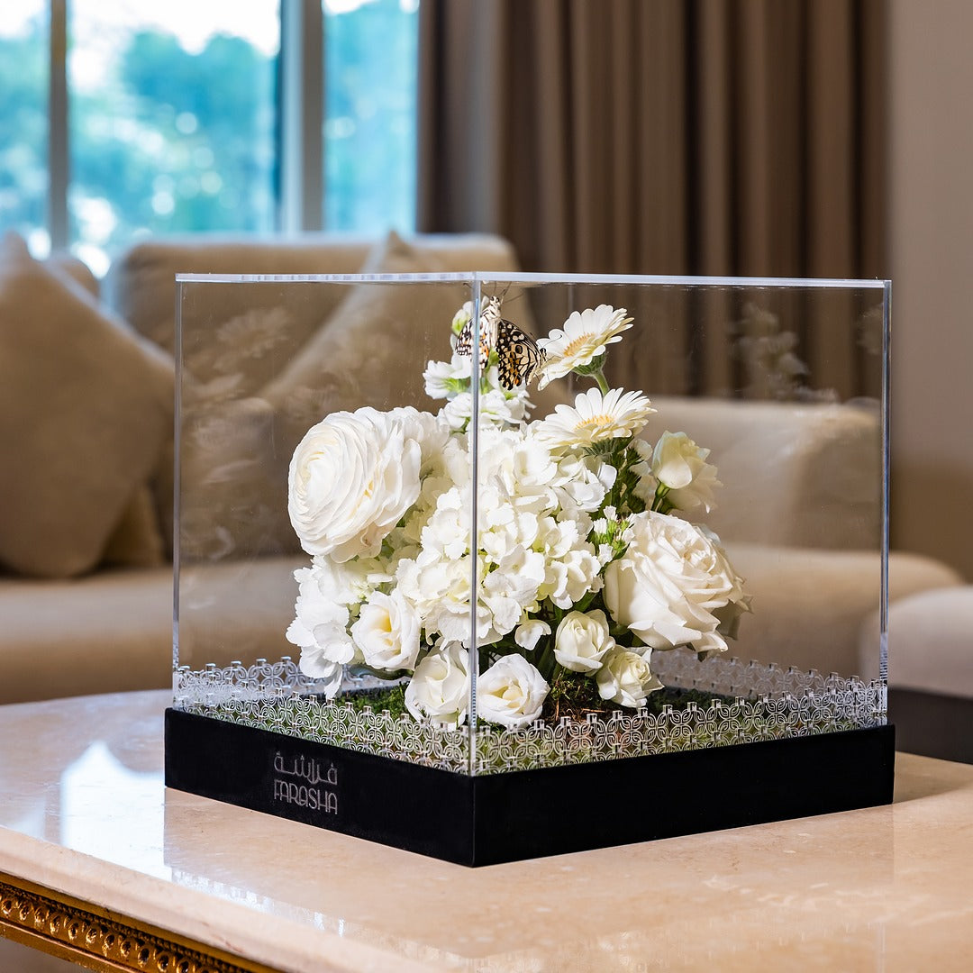 Farasha Box - Elegant White
