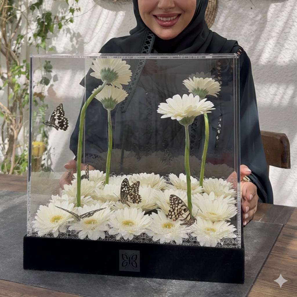 Farasha Box - Playful White